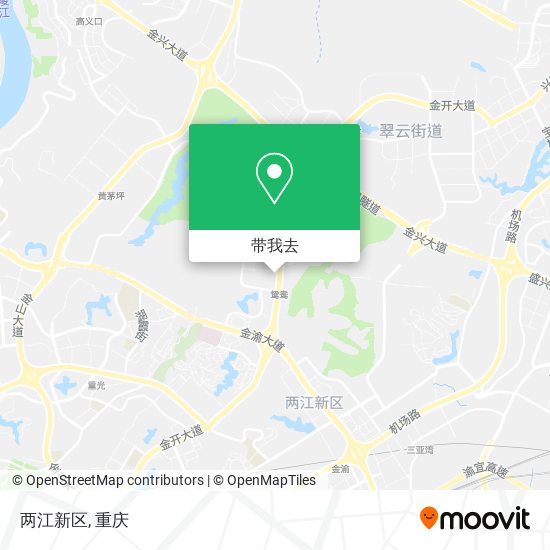 两江新区地图