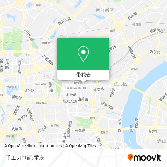 手工刀削面地图