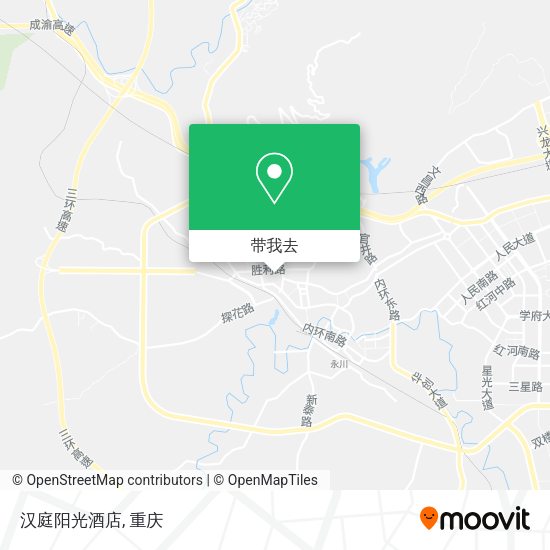 汉庭阳光酒店地图
