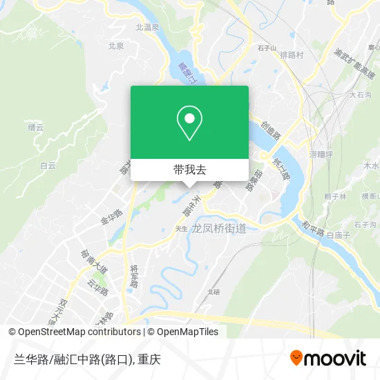 兰华路/融汇中路(路口)地图