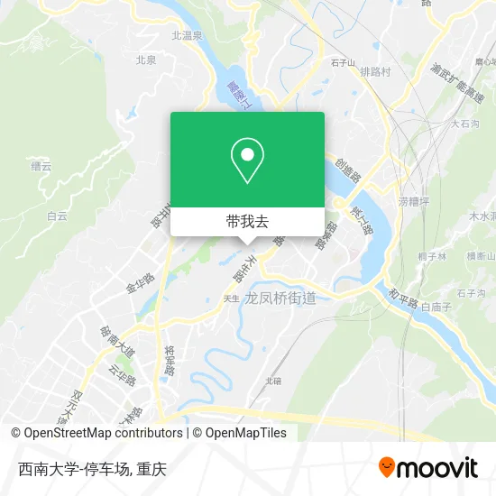 西南大学-停车场地图