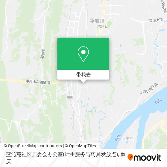 蓝沁苑社区居委会办公室(计生服务与药具发放点)地图