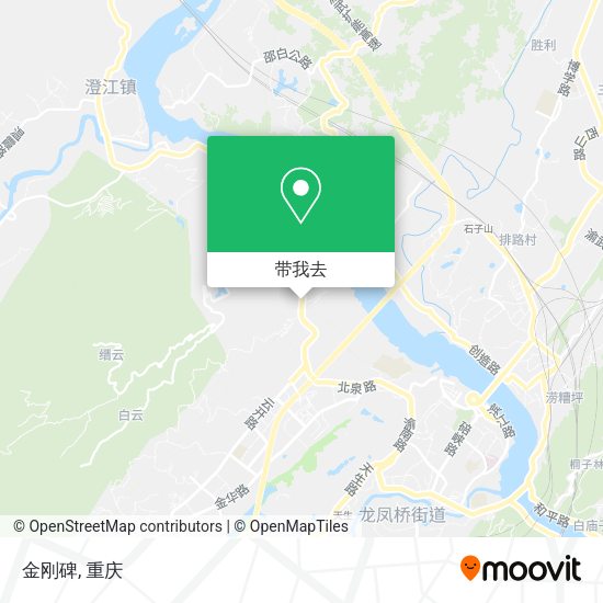 金刚碑地图