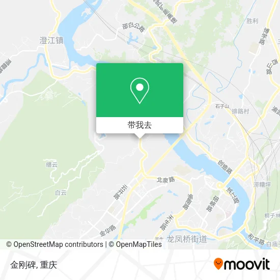金刚碑地图