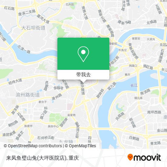 来凤鱼璧山兔(大坪医院店)地图