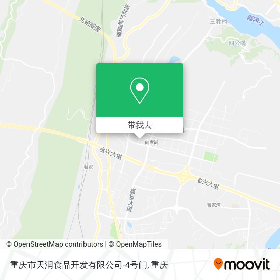 重庆市天润食品开发有限公司-4号门地图