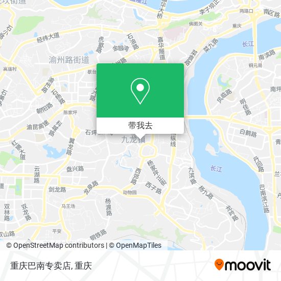 重庆巴南专卖店地图