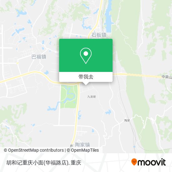 胡和记重庆小面(华福路店)地图