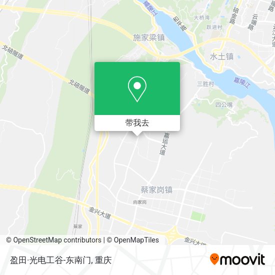 盈田·光电工谷-东南门地图