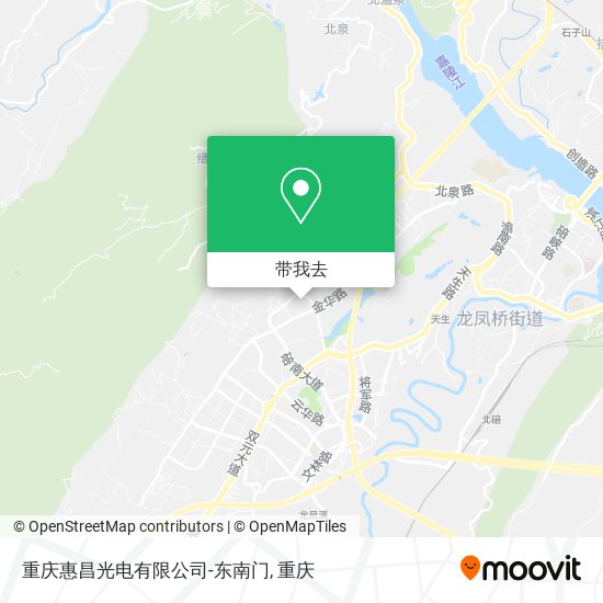 重庆惠昌光电有限公司-东南门地图