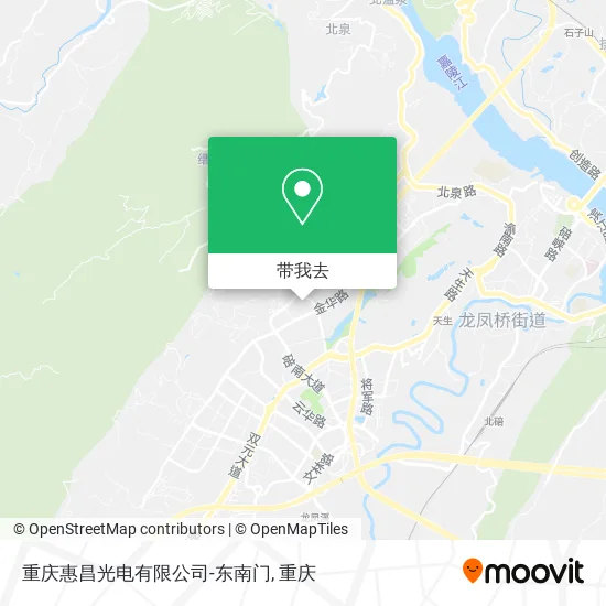 重庆惠昌光电有限公司-东南门地图