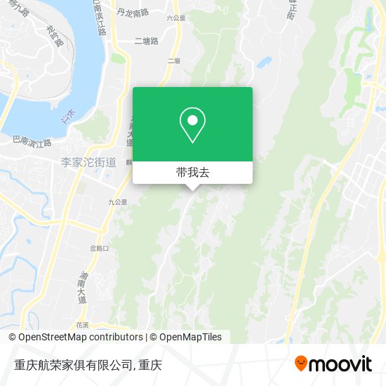 重庆航荣家俱有限公司地图