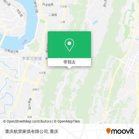 重庆航荣家俱有限公司地图