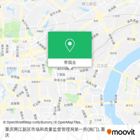 重庆两江新区市场和质量监督管理局第一所(南门)地图