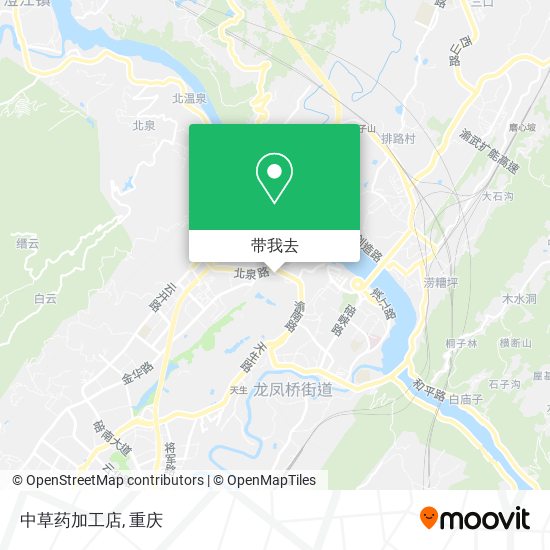 中草药加工店地图