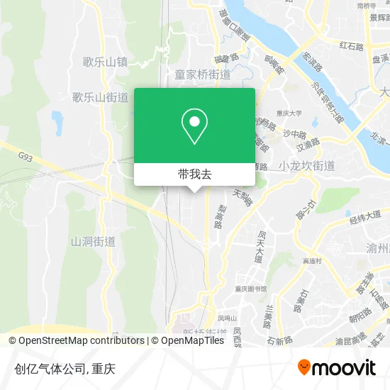 创亿气体公司地图