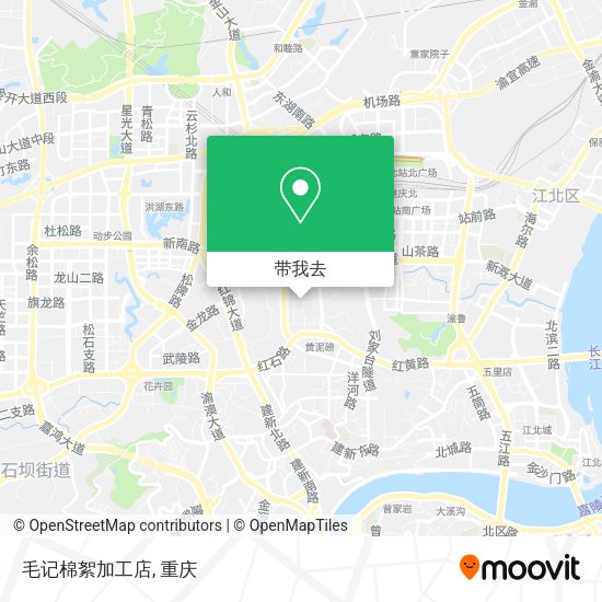 毛记棉絮加工店地图