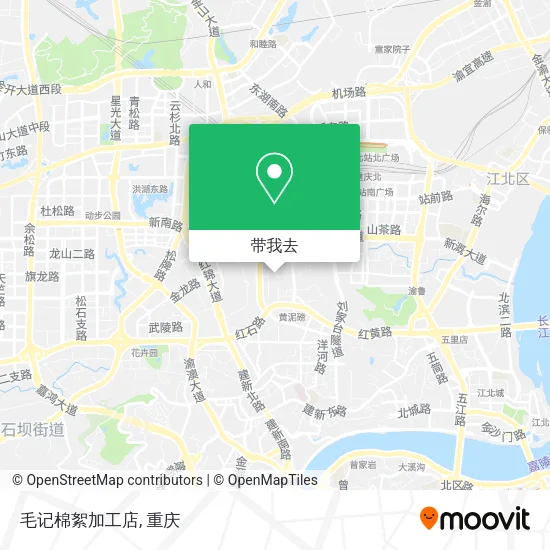 毛记棉絮加工店地图