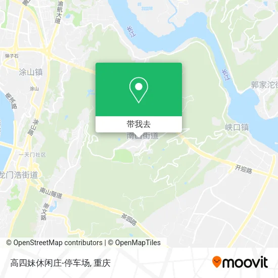 高四妹休闲庄-停车场地图
