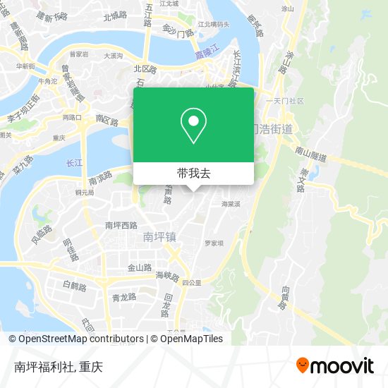 南坪福利社地图