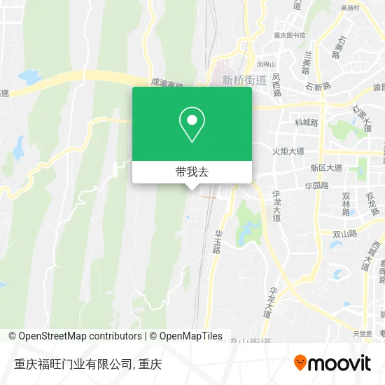重庆福旺门业有限公司地图