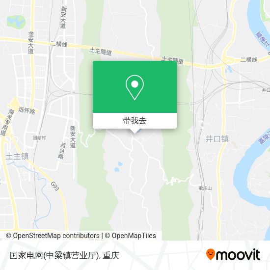 国家电网(中梁镇营业厅)地图