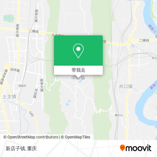 新店子镇地图