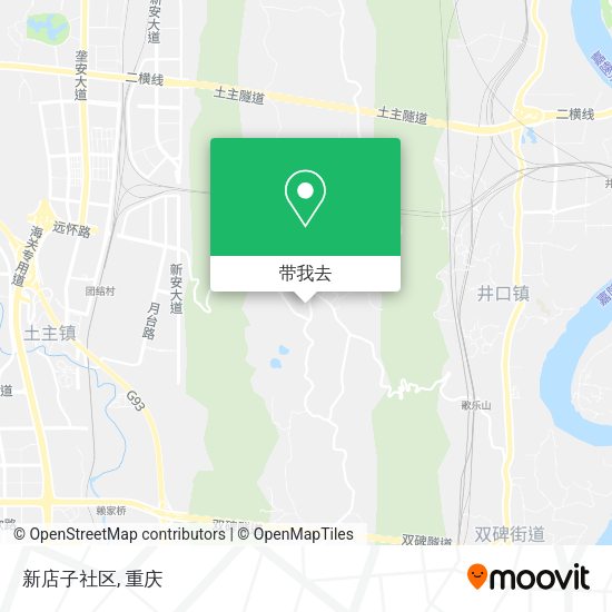 新店子社区地图
