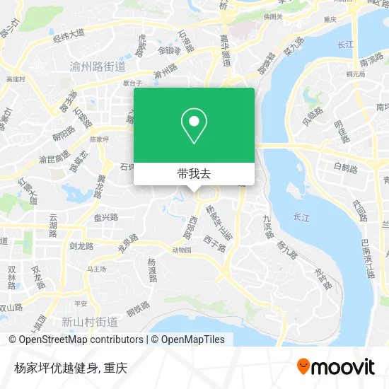 杨家坪优越健身地图