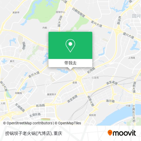 捞锅坝子老火锅(汽博店)地图