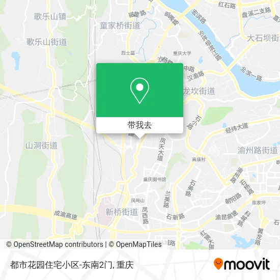都市花园住宅小区-东南2门地图