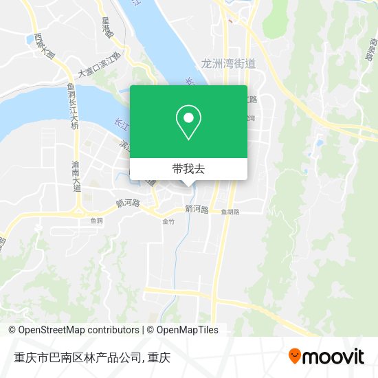 重庆市巴南区林产品公司地图