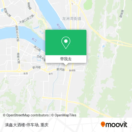满鑫大酒楼-停车场地图