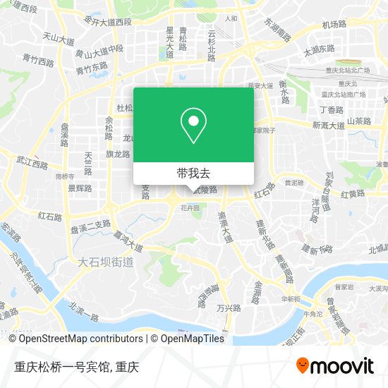 重庆松桥一号宾馆地图
