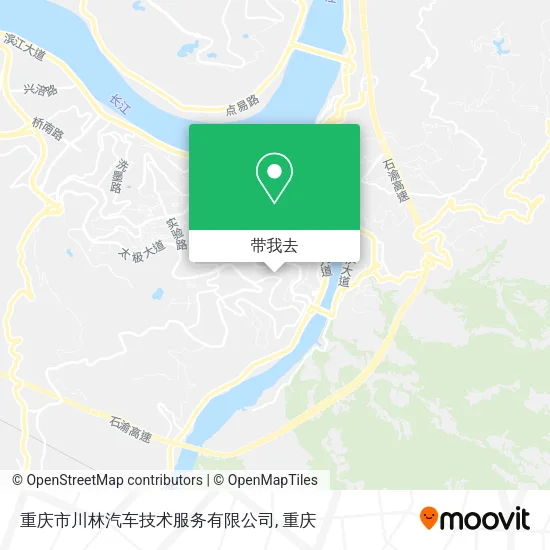 重庆市川林汽车技术服务有限公司地图
