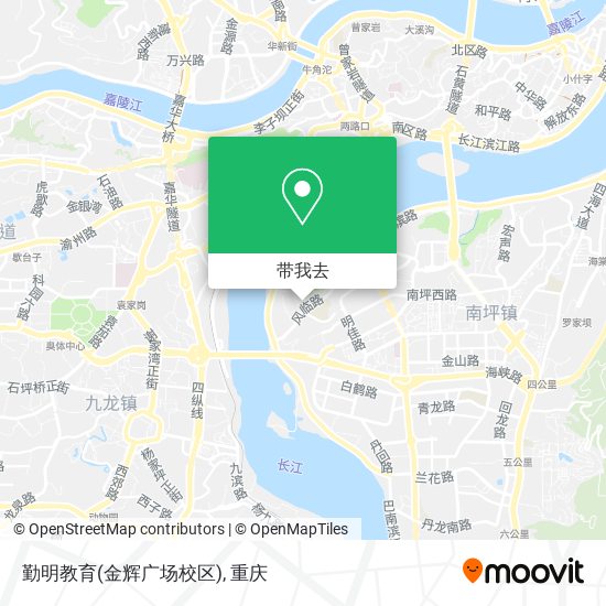 勤明教育(金辉广场校区)地图