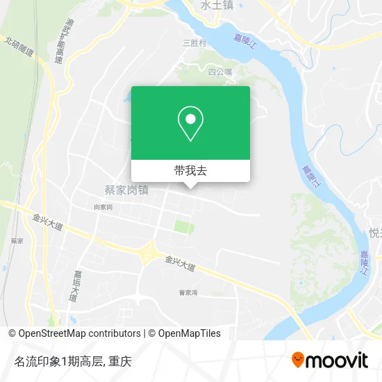 名流印象1期高层地图