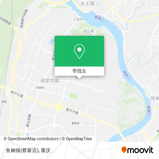 鱼鳅猫(蔡家店)地图