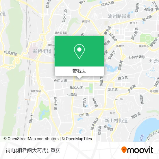 街电(桐君阁大药房)地图