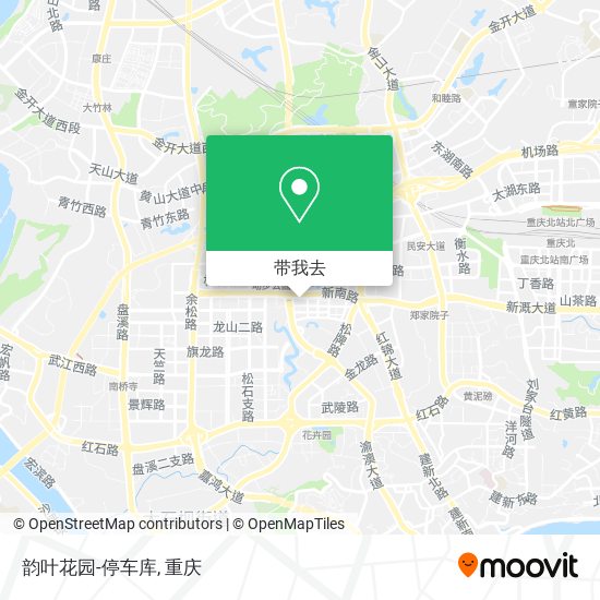 韵叶花园-停车库地图