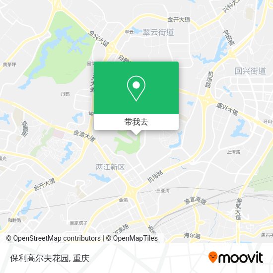 保利高尔夫花园地图