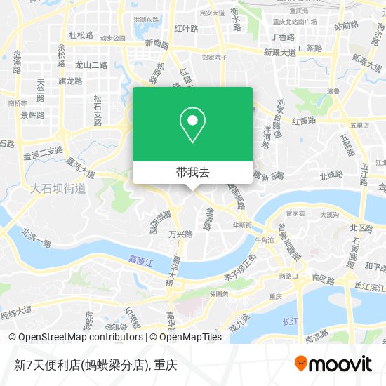 新7天便利店(蚂蟥梁分店)地图