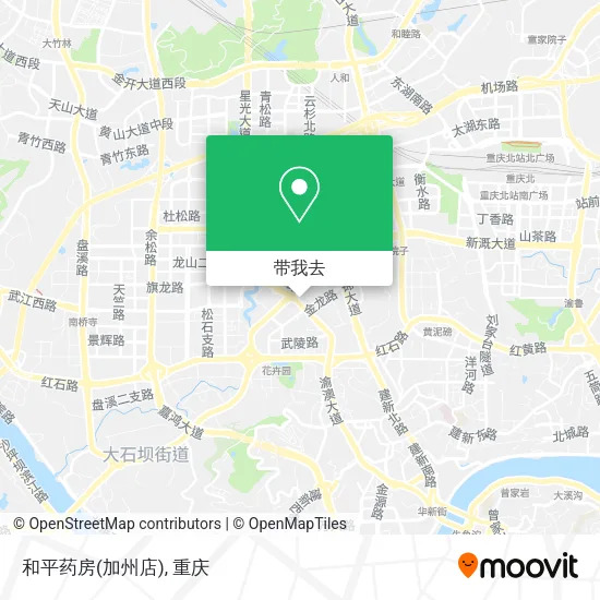和平药房(加州店)地图