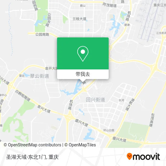 圣湖天域-东北1门地图