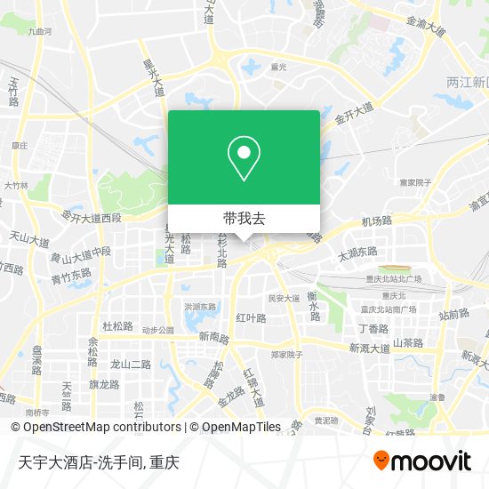 天宇大酒店-洗手间地图