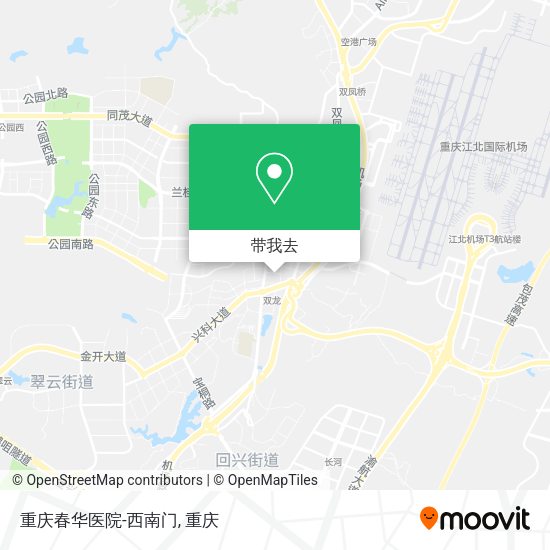 重庆春华医院-西南门地图