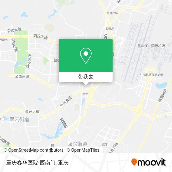 重庆春华医院-西南门地图