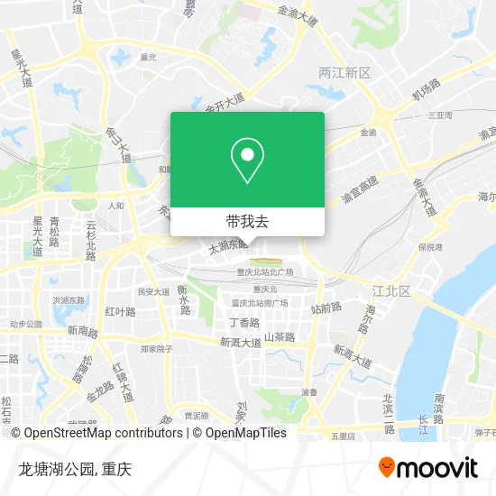 龙塘湖公园地图