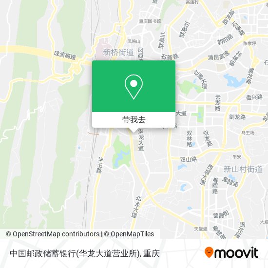 中国邮政储蓄银行(华龙大道营业所)地图