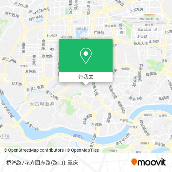 桥鸿路/花卉园东路(路口)地图